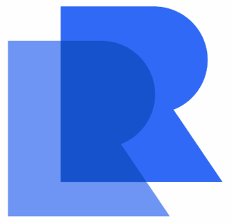 FinCEN real estate report Two overlapping shapes resemble the letters L and R in shades of blue on a light gray background, with the R layered on top of the L.