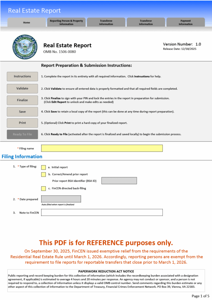 RRE form